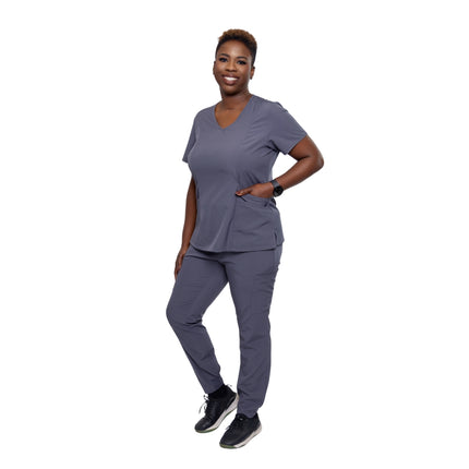 BHU Ladies Stretchable Straight Leg Medical Scrub Set