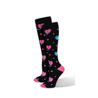 Smiley Hearts - XL (Fit Women's Size Shoe 10-12)