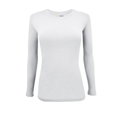Natural Uniform Ladies Long-Sleeve Under Scrub Top